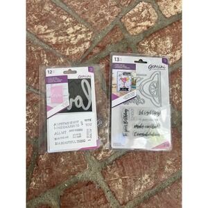 Crafters Companion Gemini Die & Clear Stamps Words & Sayings: Love & Cocktails 2